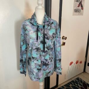 Size large Drawstring neck split side sweatshirt by Love.Life.Live.